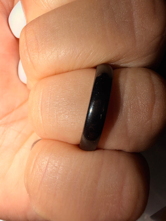 316L Stainless steel Men Unisex  Ring color Black