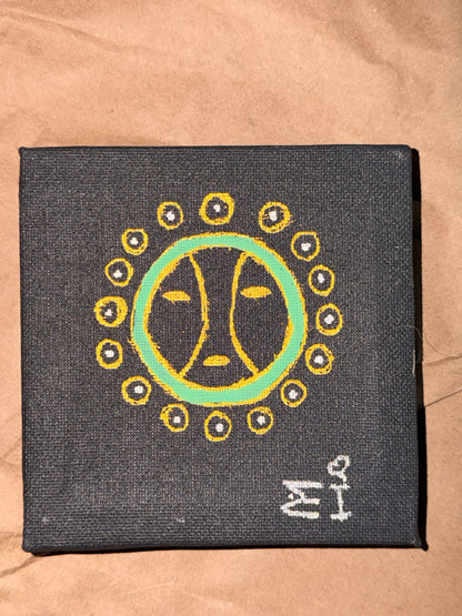 Mini canvas Soles taínos