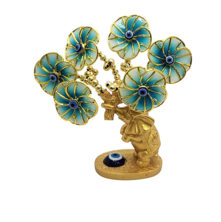 Lucky Tree Elephant Flower Turkish Eye