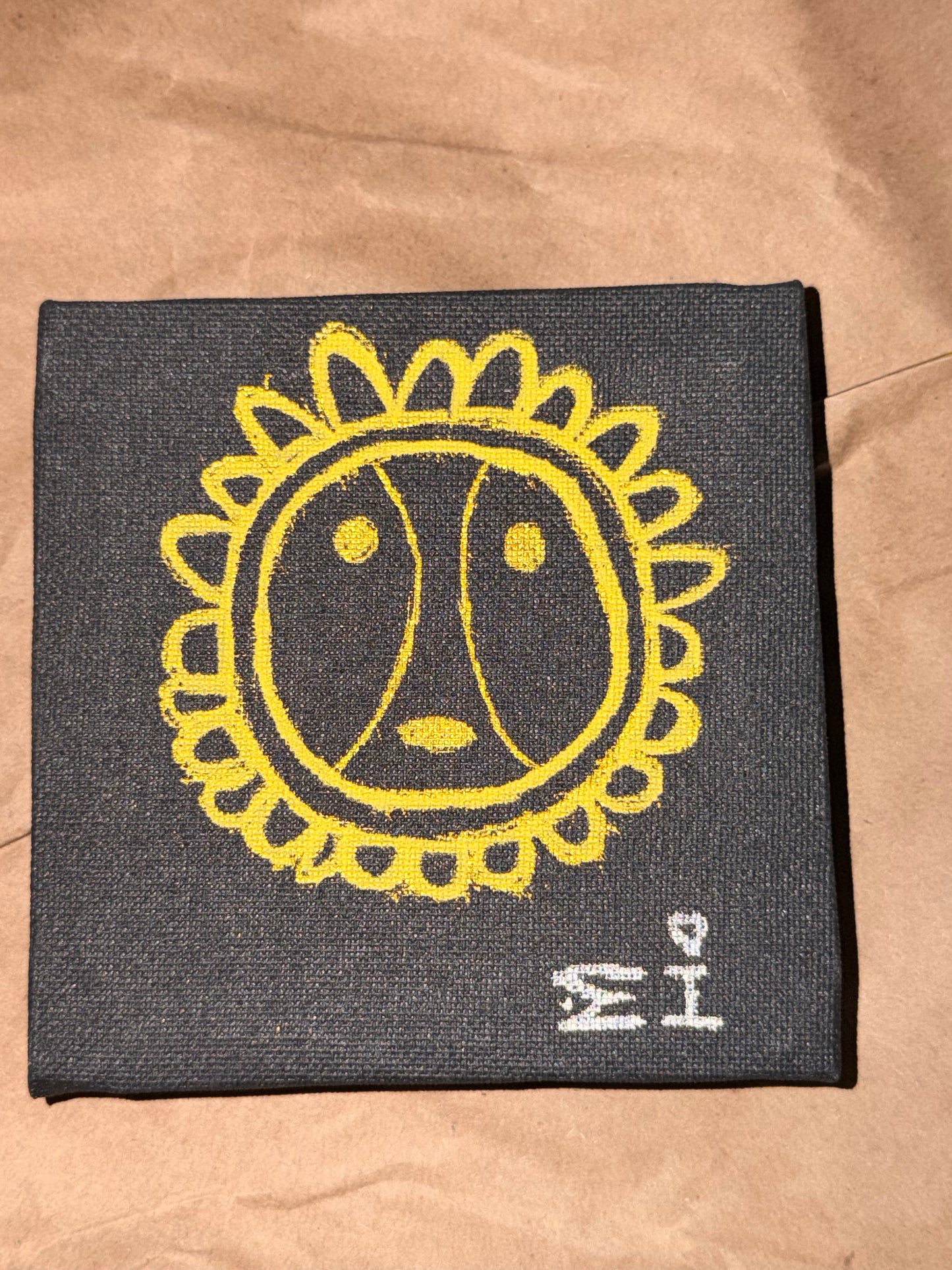 Mini canvas Soles taínos