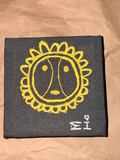 Mini canvas Soles taínos