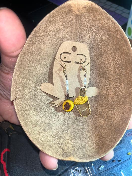 Mofongo Earrings - Pantallas de Mofongo  Handmade
